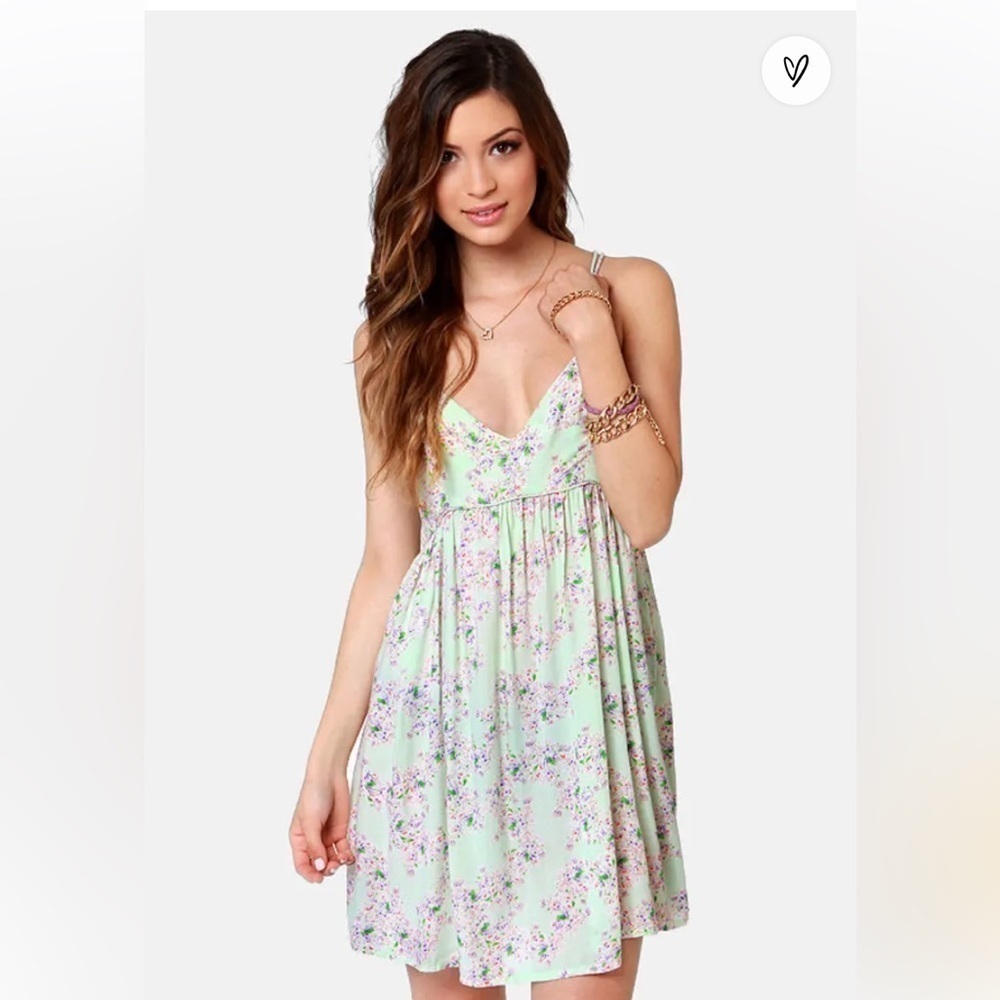 O’Neill Creek mint floral, mini dress size women’s small